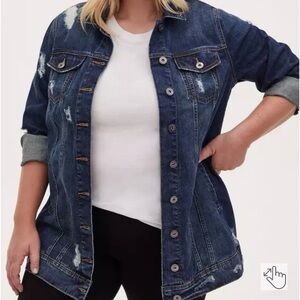 Torrid Longline Denim Jacket